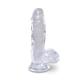 Pipedream King Cock 5 Inch Cock w Balls - Transparant, 220 g