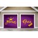 The Holiday Aisle® Mardi Gras Crown & Mask Door Mural Polyester in Indigo/Yellow | 84 H x 96 W x 1 D in | Wayfair 63AAE71123CC420C8D5A8154FAFA37E2