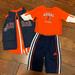 Adidas Matching Sets | 3m Boys Adidas Outfit & Matching Vest | Color: Blue/Orange | Size: 0-3mb