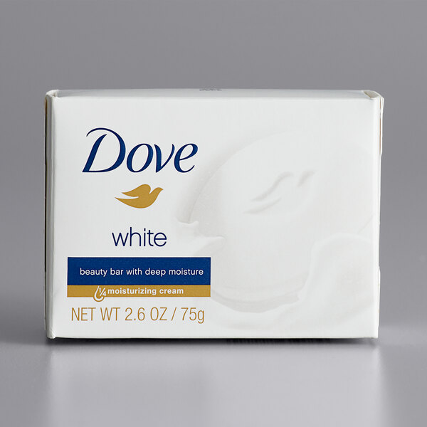 Dove 61073 2.65 oz. White Beauty Bar Bath Soap - 36/Case