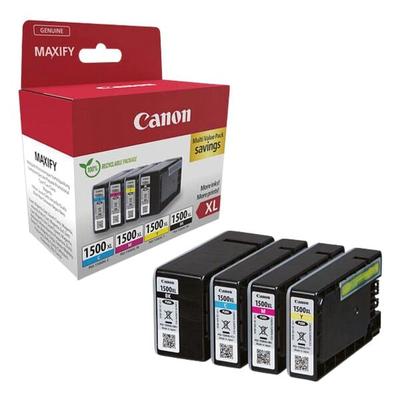 Canon 2x Tintenpatronen-Set »PGI-1500XL BK/C/M/Y« schwarz Image
