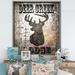 East Urban Home 'Lodge Deer Creek Lodge' Picture Frame Graphic Art on Canvas in Gray/White | 46 H x 36 W x 1.5 D in | Wayfair