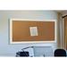 Lark Manor™ Linlin Bulletin Board Wood/Cork in Brown/White | 66 H x 18 W in | Wayfair C59/12.5-60.5