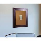 Lark Manor™ Linlin Wall Mounted Bulletin Board Wood/Cork in Black/Brown | 42 H x 18 W x 0.75 D in | Wayfair DRBC6037 32826589