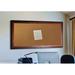 Lark Manor™ Linlin Wall Mounted Bulletin Board Wood/Cork in Brown/Yellow | 42 H x 30 W in | Wayfair C52/24.5-36.5