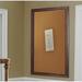 Lark Manor™ Linlin Wall Mounted Bulletin Board Wood/Cork in Brown | 88 H x 16 W x 0.75 D in | Wayfair C27/12.5-84.5