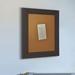 Lark Manor™ Linlin Wall Mounted Bulletin Board Cork/Manufactured Wood in Black/Brown | 78 H x 24 W in | Wayfair C68/18.5-72.5