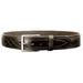 DeSantis 1 1/2in. Fancy Stitched Lined Leather Belt Lined Black 36 B27BP36Z0