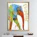 East Urban Home Colorful Safari Animals C - Picture Frame Graphic Art on Canvas Metal in Green | 40 H x 30 W x 1.5 D in | Wayfair