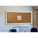 Lark Manor™ Linlin Wall Mounted Bulletin Board Wood/Cork in Brown/White | 42 H x 30 W x 1.5 D in | Wayfair OAWY4943 32827170