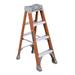 Louisville Ladder, 4 Ft, Fiberglass Step Ladder, Type Ia, 300 Lb Load Capacity, Fs1504 Fiberglass in Orange | 20 W x 7 D in | Wayfair