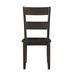 Rosalind Wheeler Zain Slat Back Side Chair in Distressed Walnut Wood in Brown | 38 H x 18 W x 21 D in | Wayfair 2A98421E4E414CCBA99010A28A7FF935