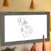 Lark Manor™ Barnwood Dry Erase Board Wood/Manufactured Wood in Gray/Brown | 48 H x 24 W x 0.75 D in | Wayfair W64/18.5-42.5