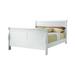 Winston Porter Ed Full Sleigh Bed Wood in Brown/White | 47 H x 56 W x 87 D in | Wayfair C1BD85B5A42D45D9890598C57E1E58FD