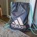 Adidas Bags | Adidas Drawstring Backpack | Color: Gray/Pink | Size: Os