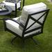 Canora Grey Millom Patio Chair w/ Cushion Metal | 36 H x 29.25 W x 35.5 D in | Wayfair 54D31F6ACDDA4C0EB1FCF282209C84E9