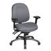 Symple Stuff Barrios Task Chair Upholstered/Metal | 44.25 H x 28 W x 25 D in | Wayfair F657B75C8C454EF9A8627FEE3F44DF67