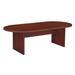 Winston Porter Nabil Racetrack Conference Table Wood in Brown | 29 H x 72 W x 44 D in | Wayfair 199AA5D7AAF545A087BB5BBBDFCB56EC