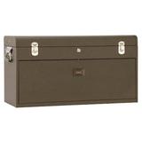 KENNEDY 526B 26-3/4"W Top Chest 8 Drawers, Brown, 8-1/2"D x 13-5/8"H