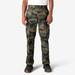 Dickies Men's Flex Regular Fit Cargo Pants - Hunter Green Camo Size 40 32 (WP595)