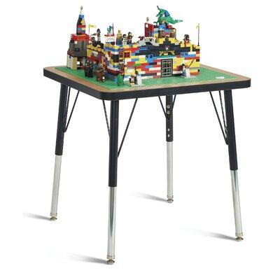 Jonti-Craft Square Lego Table Laminate/Plastic in Black | 24 H x 24 D in | Wayfair 5718JCE
