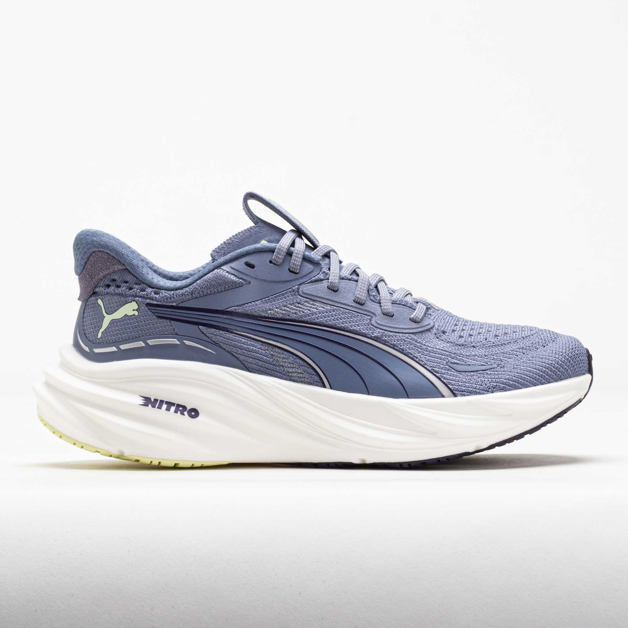 Puma Magnify NITRO 3 Women's Running Shoes Gray Sky/Deep Purple/Vibrant Silver