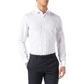 Seidensticker Herren Seidensticker Herren Business Hemd Slim Fit Businesshemd, Weiß (Weiß 01), 38