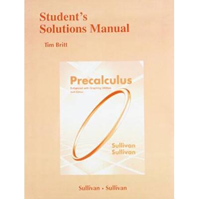 Student Solutions Manual (Valuepak) For Precalculu...