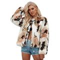 Women Warm Coat, Ladies Winter Warm Colorful Faux Fur Coat Jacket Plus Size Cardigan Outerwear (Xl)