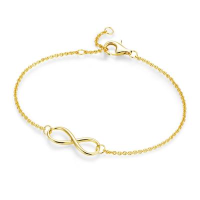 Smart Jewel - Armband Infinityzeichen als Mittelteil, Silber 925 Armbänder & Armreife Gold Damen