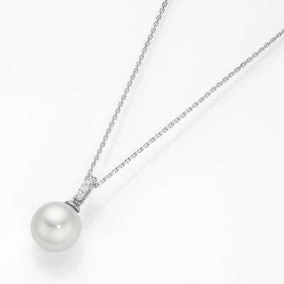 Giorgio Martello Milano - Kette Anhänger - Muschelkern Perle, Silber 925 Ketten 1 ct Weiss Damen Image