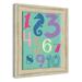 Casa Fine Arts 123 Wall Décor Paper in Blue | 12 H x 10 W x 0.63 D in | Wayfair 27338-01