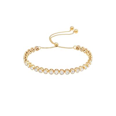 Elli PREMIUM Tennisarmband Ball 925 Silber, mit Kristallen von Swarovski® 16 Damen Image