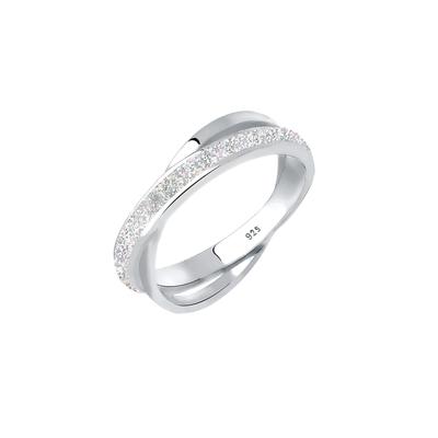 Elli - Wickelring Emaille 925 Sterling Silber Ringe 1 ct Damen (59.99 € / 1 ct)