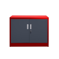 Jet-Line Aktenschrank SARATOW rot dunkelgrau Image