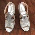 Michael Kors Shoes | Authentic Michael Kors Berkley Silver Heel | Color: Silver | Size: 9.5