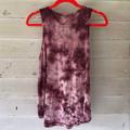 American Eagle Outfitters Tops | American Eagle Soft & Sexy Tie Dye Tank Top | Color: Purple/White | Size: S