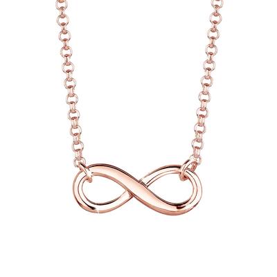 Elli - Elli Halskette Choker Infinity Symbol Unendlichkeit 925 Silber Ketten 1 ct Damen