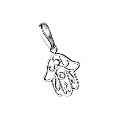 Giorgio Martello Milano - Charm Fatimas Hand, Silber 925 Charms & Kettenanhänger 1 ct Silber Damen