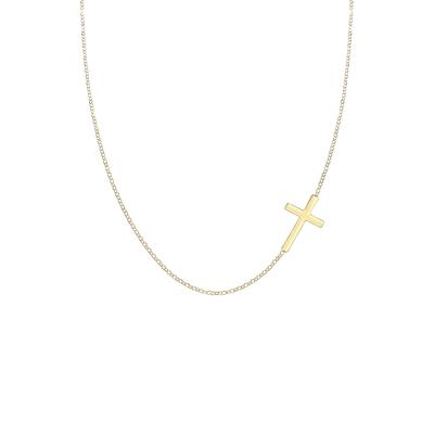 Elli - Trend Kreuz Symbol Glaube Religion 925er Silber Ketten 1 ct Damen