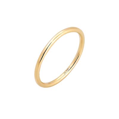 Elli PREMIUM - Bandring Ehering Trauring Hochzeit 585er Gelbgold Ringe 1 ct Damen (195.49 € / 1 ct) Image