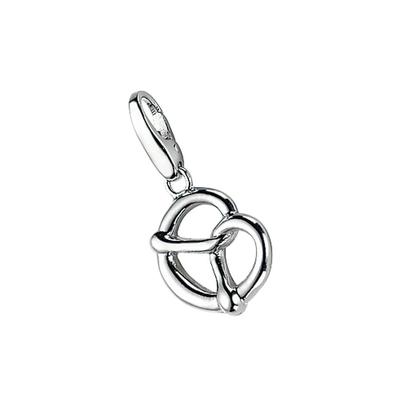 Giorgio Martello Milano - Charm Brezel, Silber 925 Charms & Kettenanhänger 1 ct Silber Damen