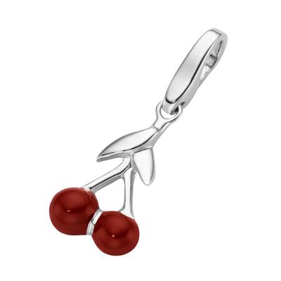 Giorgio Martello Milano - Charm Kirsche, Silber 925 Charms & Kettenanhänger 1 ct Rot Damen