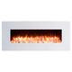 Endeavour Fires Holbeck White Wall Mounted Electric Fireplace,220/240Vac, 50 Hz, 1&2kW, 7 day Programmable Remote Control Heater