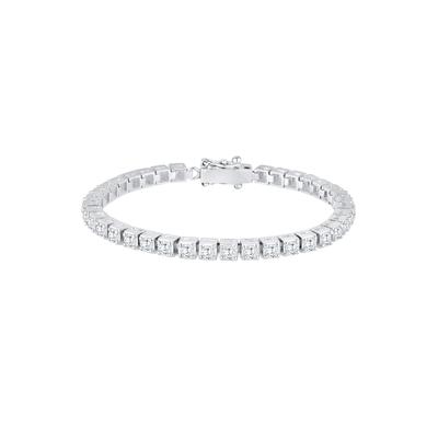 Elli PREMIUM - Tennisarmband Trend Zirkonia Kristalle 925 Silber Armbänder & Armreife 1 ct Damen