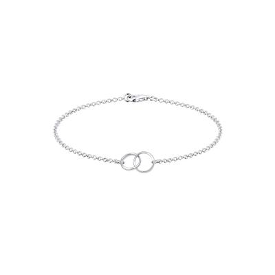 Elli - Ringe Geo Kreise Minimal 925 Sterling Silber Armbänder & Armreife 1 ct Damen