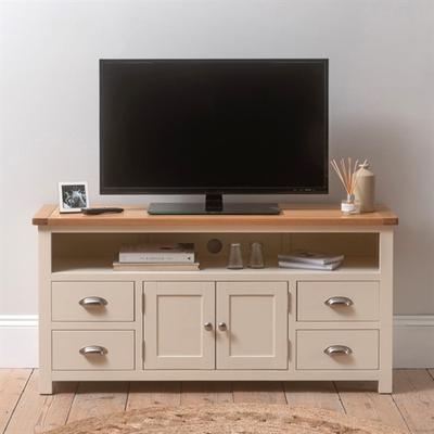 Sussex Cotswold Cream TV and Media Unit - Up to 62
