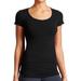 Athleta Tops | Athleta Top Size Xs Organic Cotton Blend Tee Shirt | Color: Black | Size: Xs