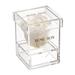 Rose Box NYC Single Rose Floral Arrangement in Jewelry Box | 4.3 H x 3.5 W x 3.5 D in | Wayfair single-acrylic-4