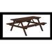 Longshore Tides Latham Rectangular 6 - Person 70" Long Outdoor Picnic Table Wood in Brown | Wayfair CC0BDBD0B7BC4FDD95358D6D689C8A5B